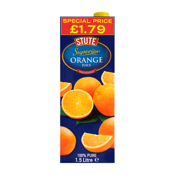 100% Pure Orange Juice - Stute Foods